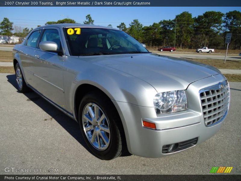 Bright Silver Metallic / Dark Slate Gray/Light Graystone 2007 Chrysler 300 Touring