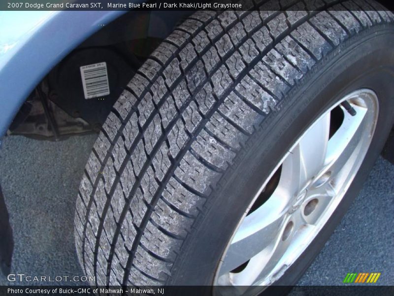 Marine Blue Pearl / Dark Khaki/Light Graystone 2007 Dodge Grand Caravan SXT