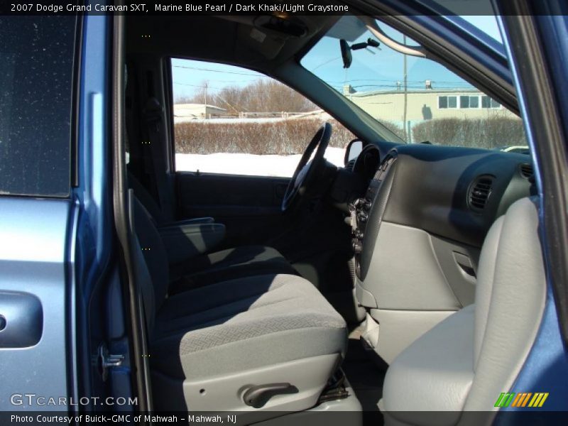 Marine Blue Pearl / Dark Khaki/Light Graystone 2007 Dodge Grand Caravan SXT