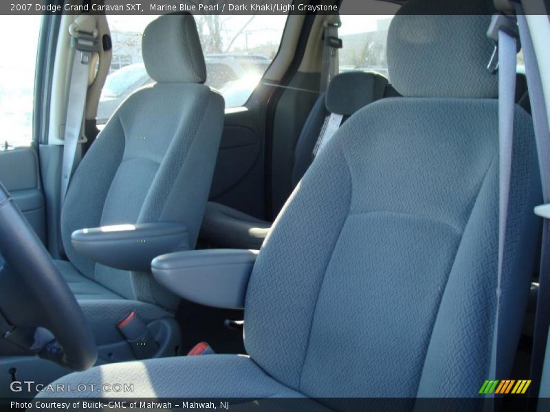 Marine Blue Pearl / Dark Khaki/Light Graystone 2007 Dodge Grand Caravan SXT