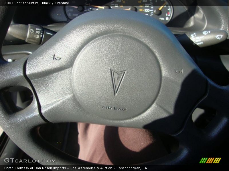 Black / Graphite 2003 Pontiac Sunfire