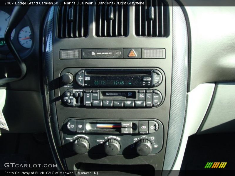 Marine Blue Pearl / Dark Khaki/Light Graystone 2007 Dodge Grand Caravan SXT