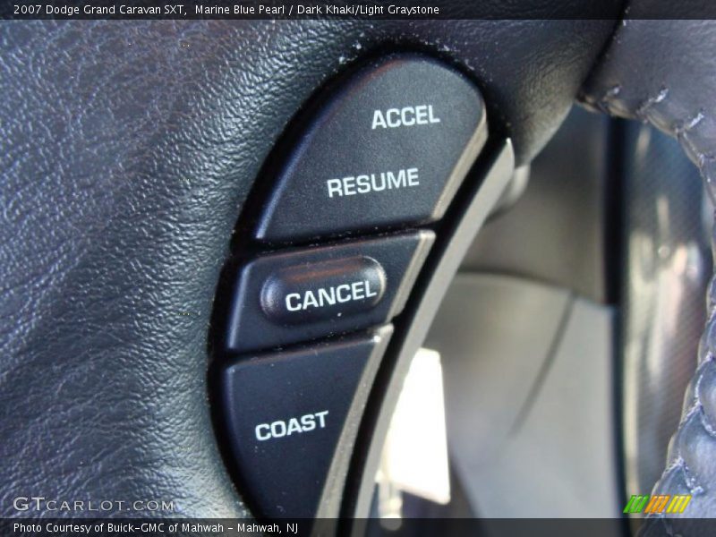 Marine Blue Pearl / Dark Khaki/Light Graystone 2007 Dodge Grand Caravan SXT