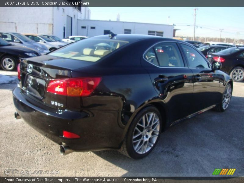 Obsidian Black / Cashmere 2007 Lexus IS 350