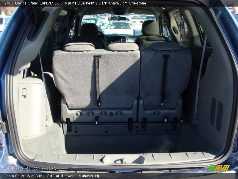 Marine Blue Pearl / Dark Khaki/Light Graystone 2007 Dodge Grand Caravan SXT