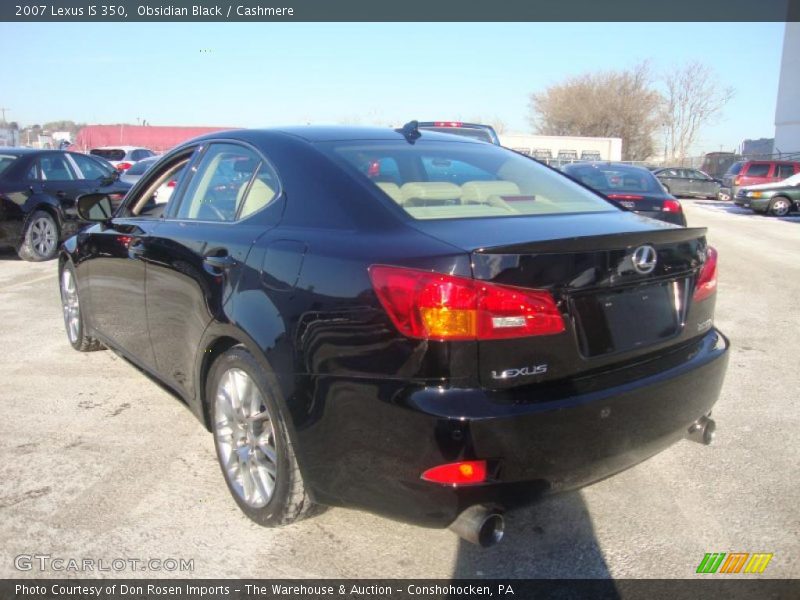 Obsidian Black / Cashmere 2007 Lexus IS 350