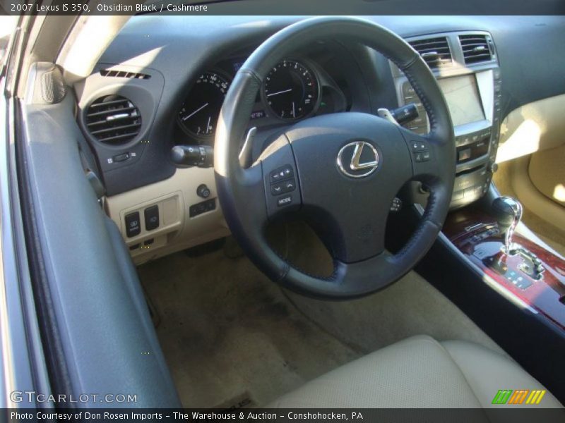Obsidian Black / Cashmere 2007 Lexus IS 350