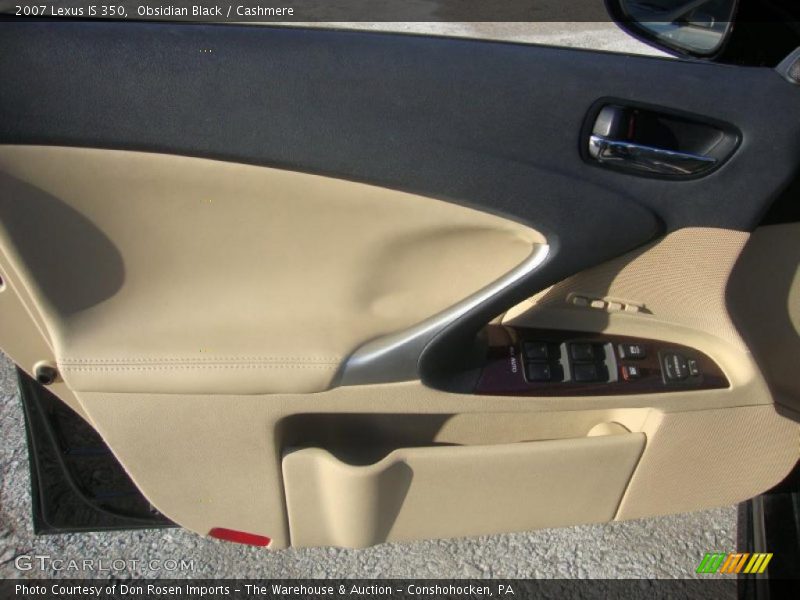 Obsidian Black / Cashmere 2007 Lexus IS 350