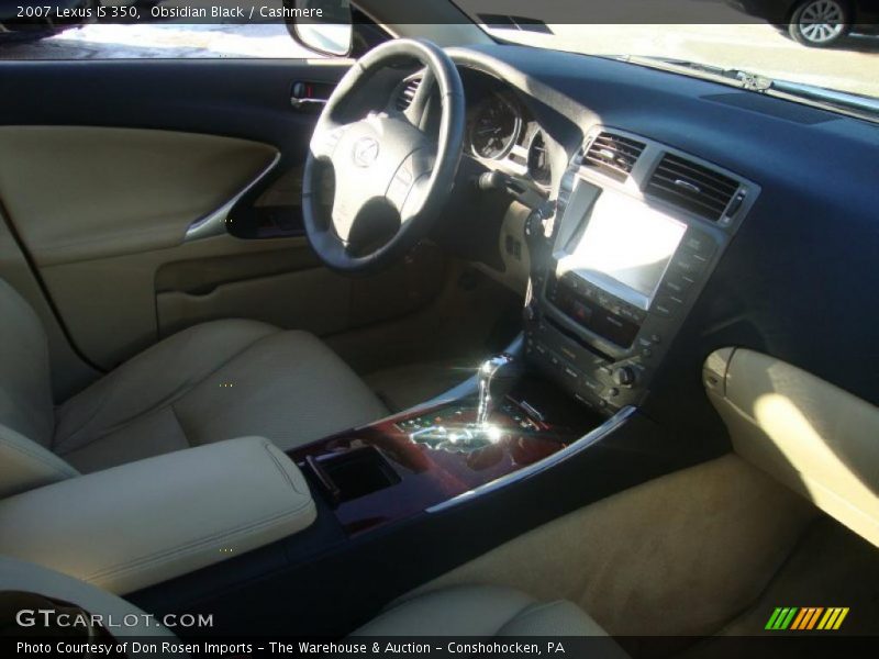 Obsidian Black / Cashmere 2007 Lexus IS 350