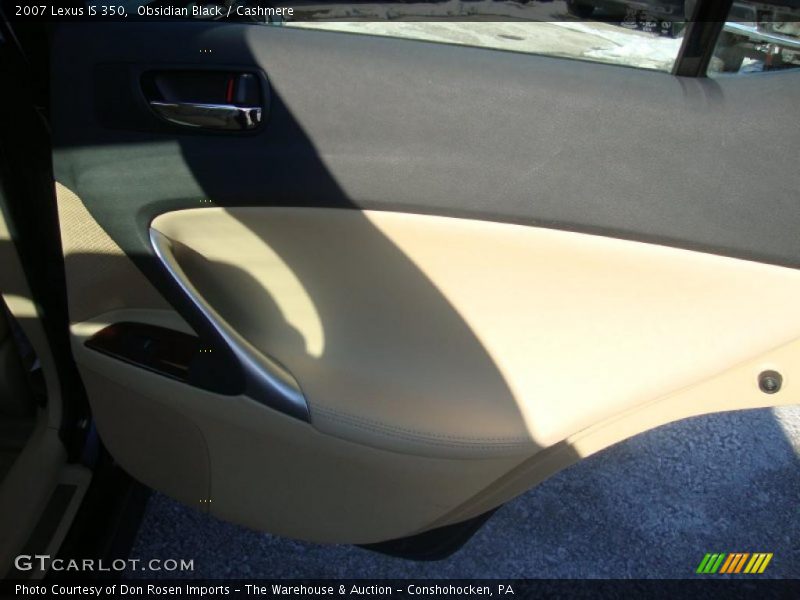 Obsidian Black / Cashmere 2007 Lexus IS 350