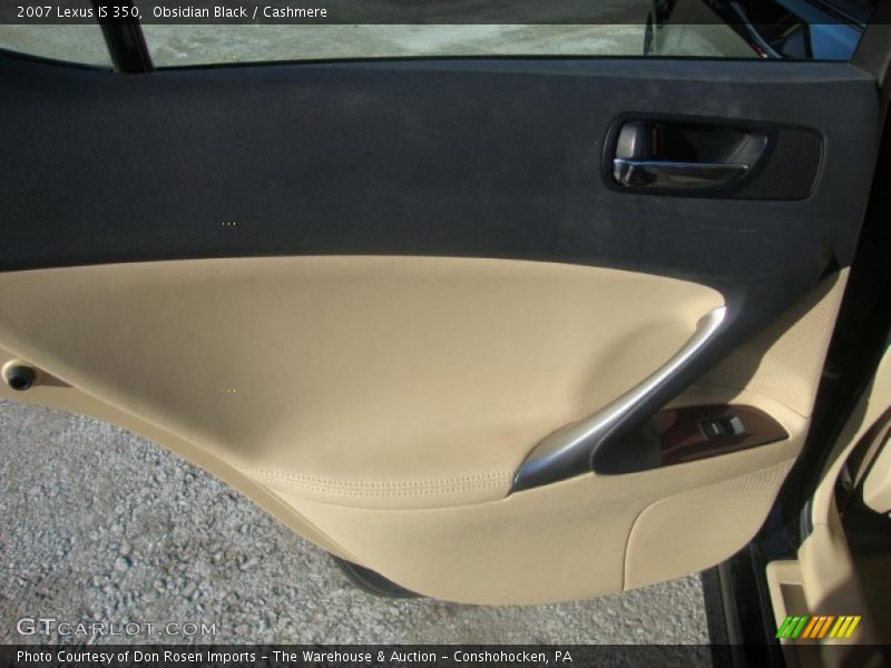Obsidian Black / Cashmere 2007 Lexus IS 350