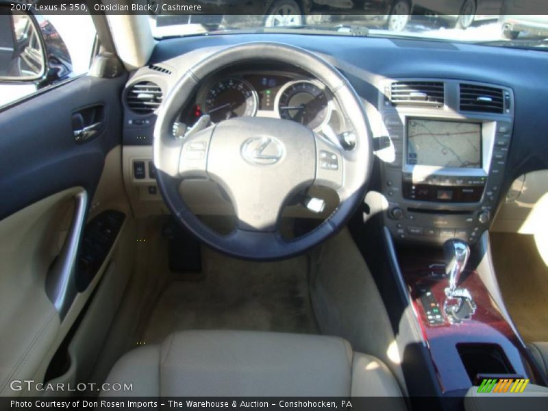 Obsidian Black / Cashmere 2007 Lexus IS 350