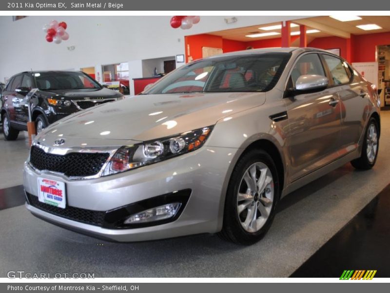 Satin Metal / Beige 2011 Kia Optima EX