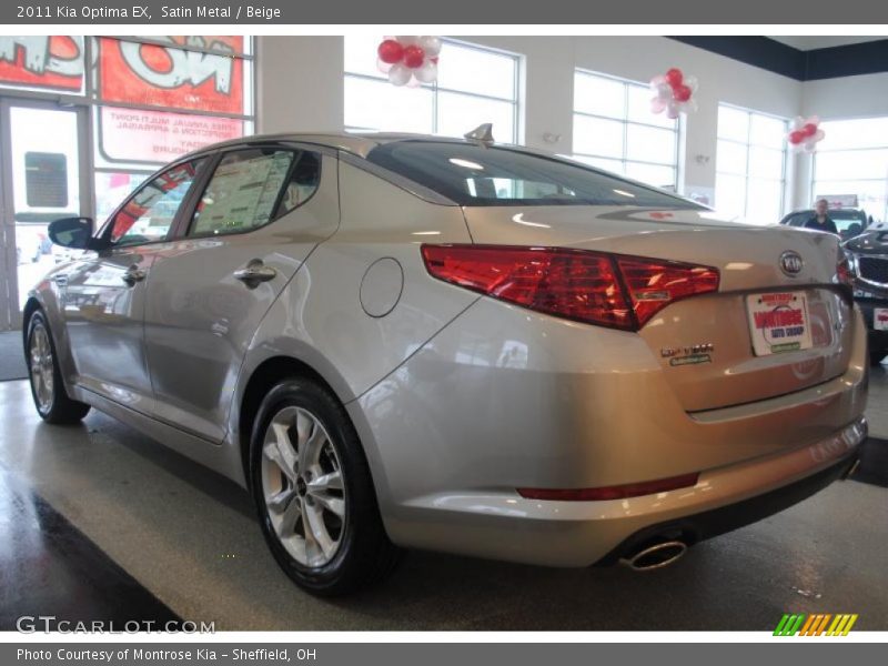 Satin Metal / Beige 2011 Kia Optima EX