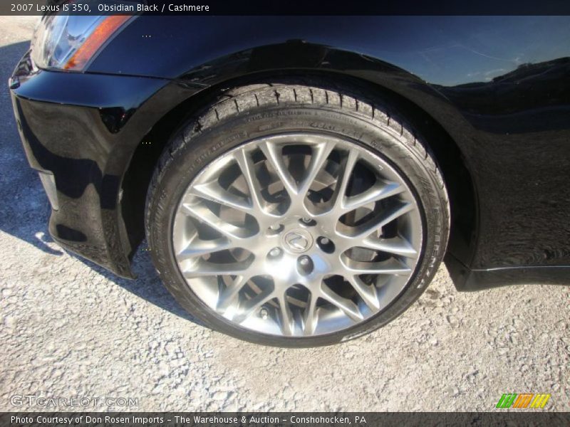 Obsidian Black / Cashmere 2007 Lexus IS 350