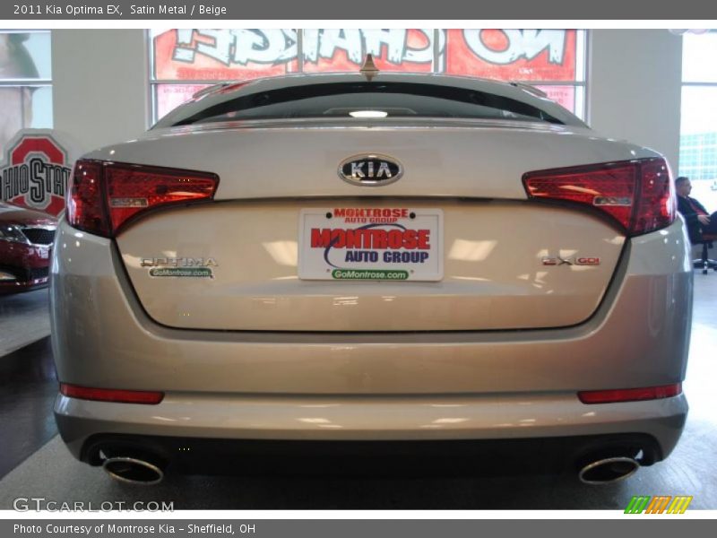 Satin Metal / Beige 2011 Kia Optima EX