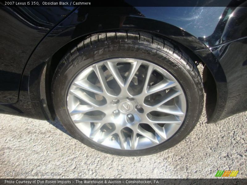 Obsidian Black / Cashmere 2007 Lexus IS 350