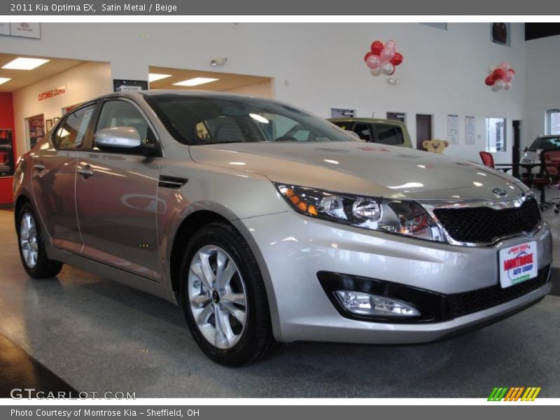 Satin Metal / Beige 2011 Kia Optima EX