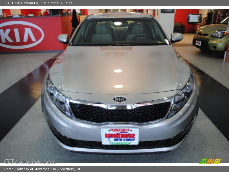 Satin Metal / Beige 2011 Kia Optima EX