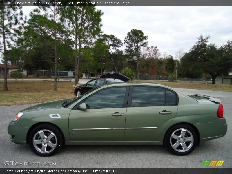 Silver Green Metallic / Cashmere Beige 2006 Chevrolet Malibu LTZ Sedan