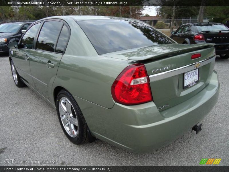 Silver Green Metallic / Cashmere Beige 2006 Chevrolet Malibu LTZ Sedan