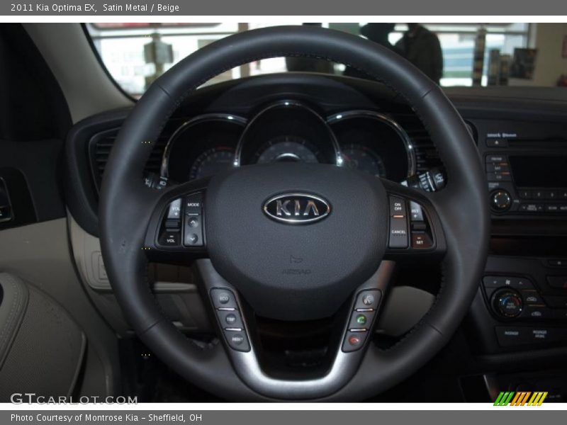 Satin Metal / Beige 2011 Kia Optima EX
