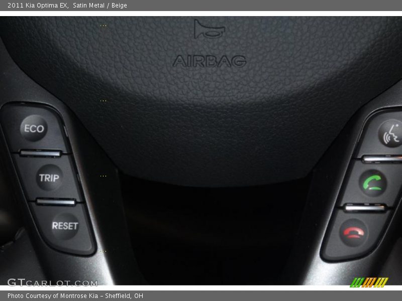 Satin Metal / Beige 2011 Kia Optima EX