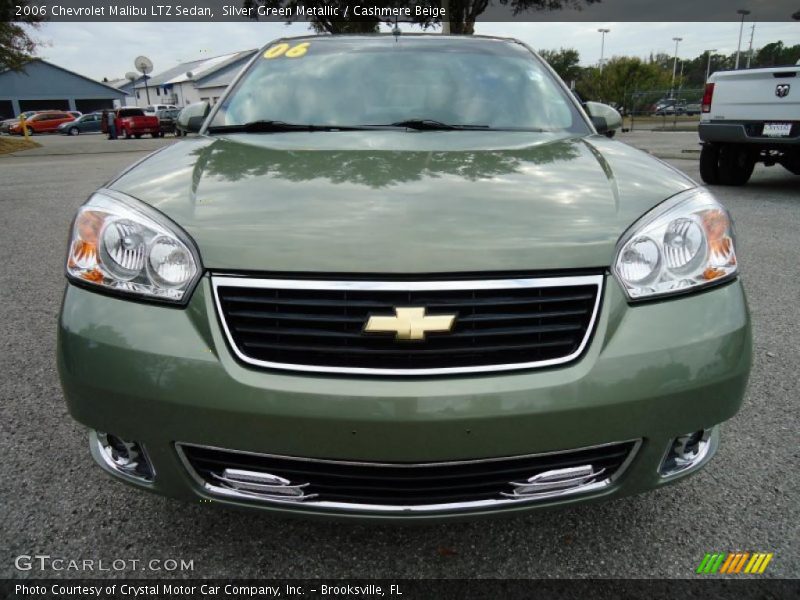 Silver Green Metallic / Cashmere Beige 2006 Chevrolet Malibu LTZ Sedan