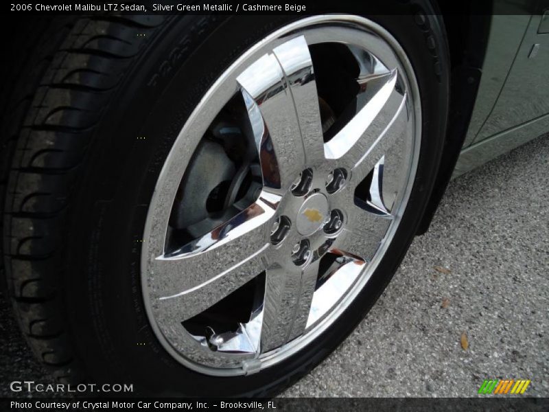 Silver Green Metallic / Cashmere Beige 2006 Chevrolet Malibu LTZ Sedan