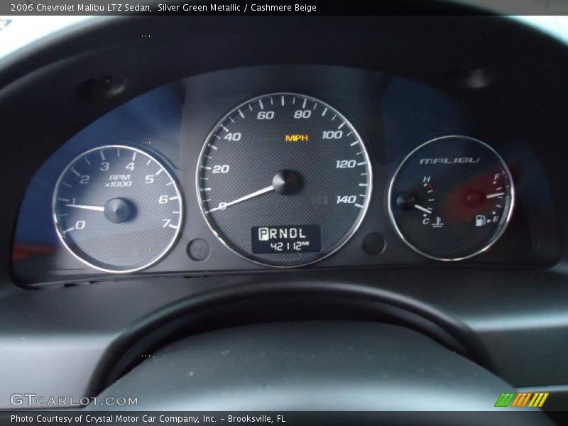  2006 Malibu LTZ Sedan LTZ Sedan Gauges