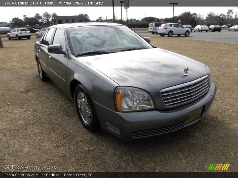 Thunder Gray / Dark Gray 2004 Cadillac DeVille Sedan
