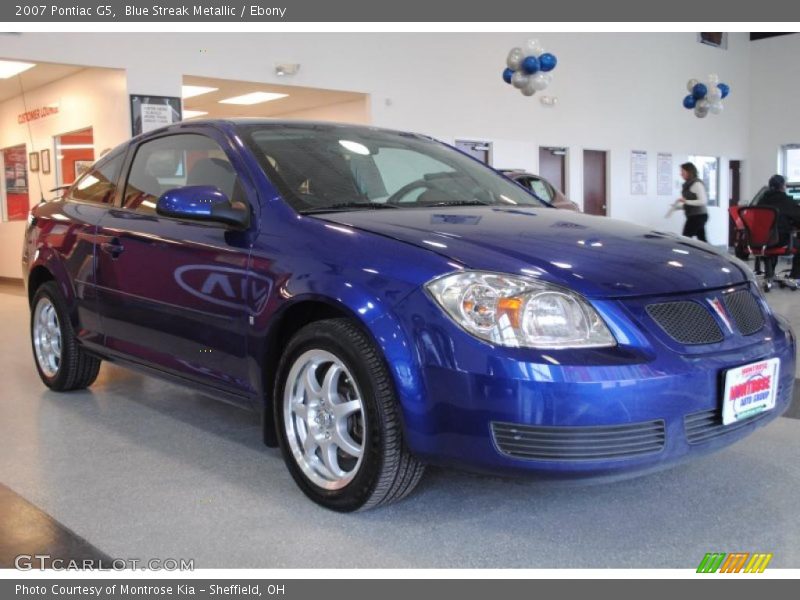 Blue Streak Metallic / Ebony 2007 Pontiac G5