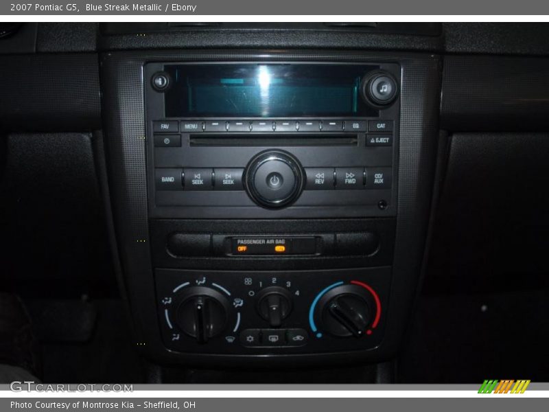 Blue Streak Metallic / Ebony 2007 Pontiac G5