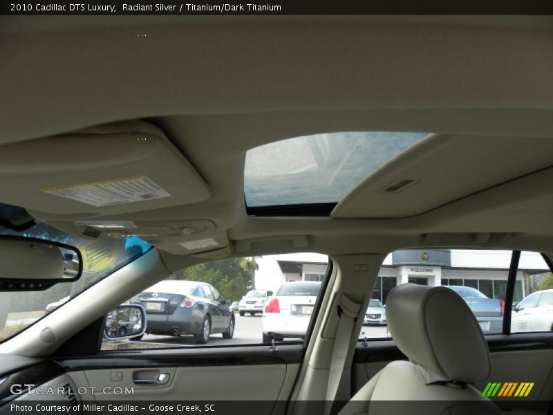 Radiant Silver / Titanium/Dark Titanium 2010 Cadillac DTS Luxury