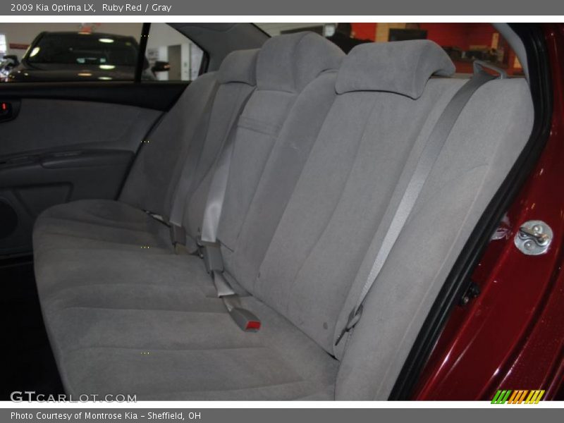 Ruby Red / Gray 2009 Kia Optima LX