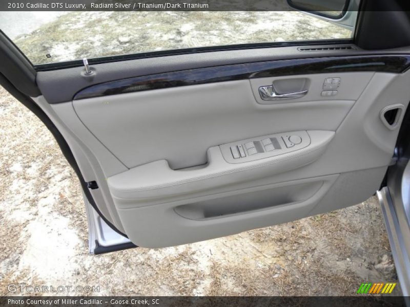 Radiant Silver / Titanium/Dark Titanium 2010 Cadillac DTS Luxury
