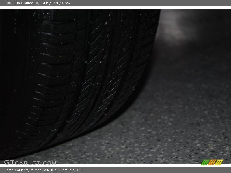 Ruby Red / Gray 2009 Kia Optima LX