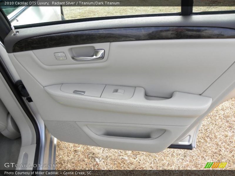 Radiant Silver / Titanium/Dark Titanium 2010 Cadillac DTS Luxury