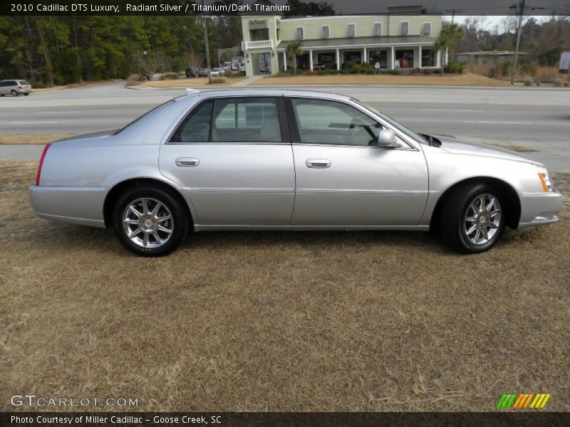 Radiant Silver / Titanium/Dark Titanium 2010 Cadillac DTS Luxury
