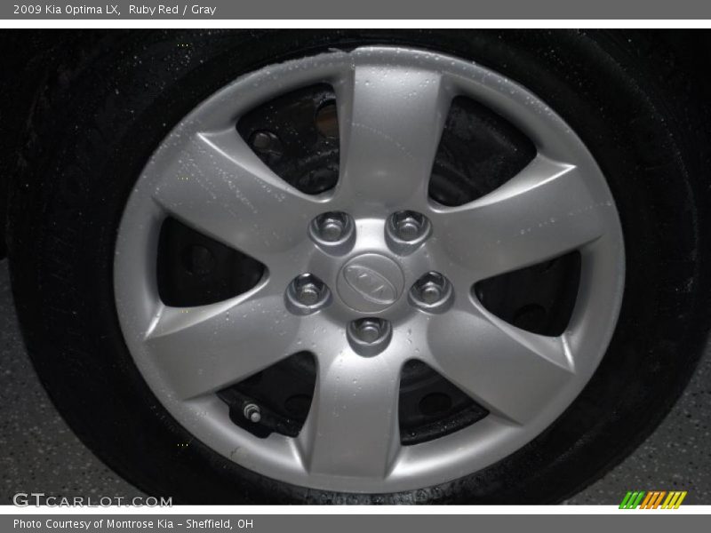 Ruby Red / Gray 2009 Kia Optima LX