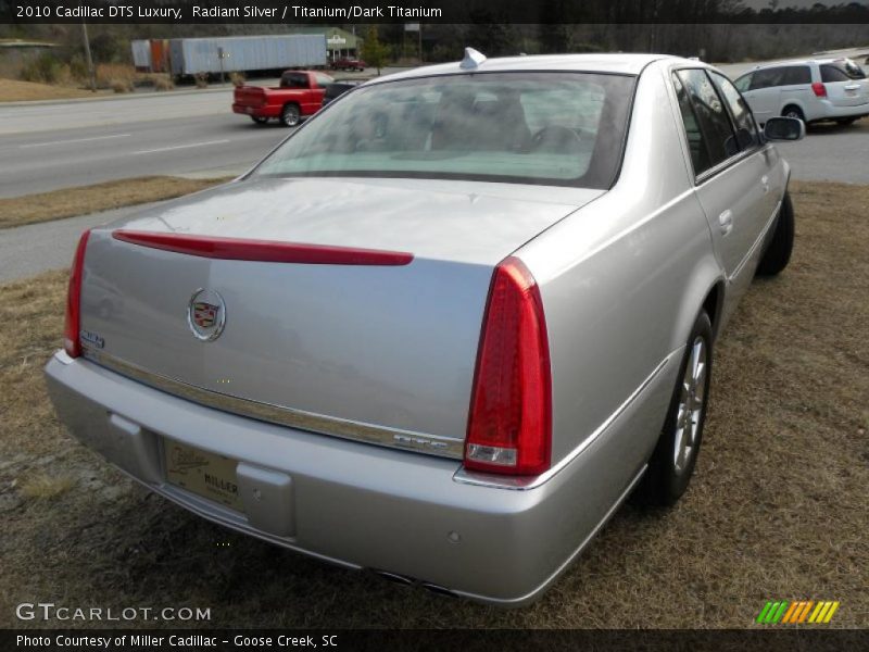 Radiant Silver / Titanium/Dark Titanium 2010 Cadillac DTS Luxury
