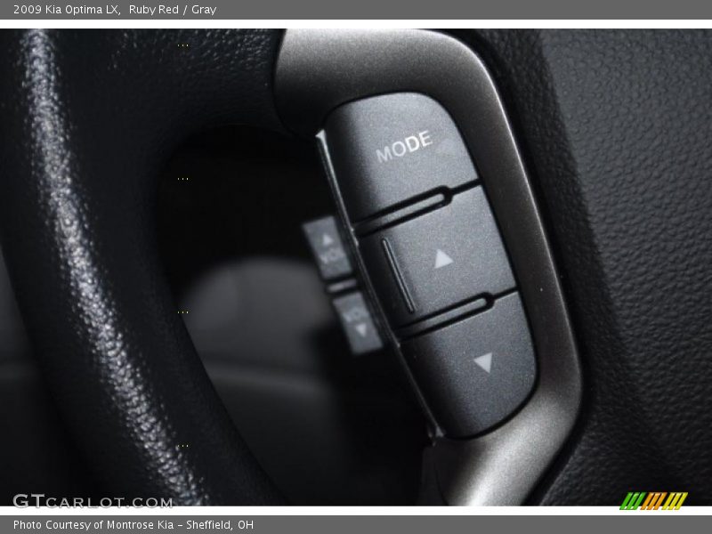 Ruby Red / Gray 2009 Kia Optima LX