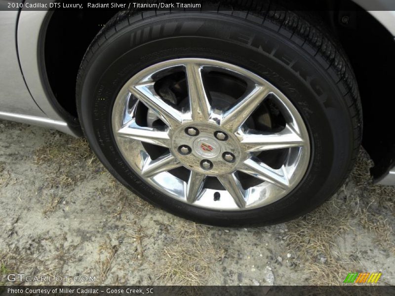 Radiant Silver / Titanium/Dark Titanium 2010 Cadillac DTS Luxury