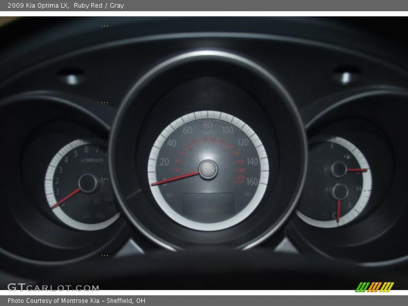 Ruby Red / Gray 2009 Kia Optima LX