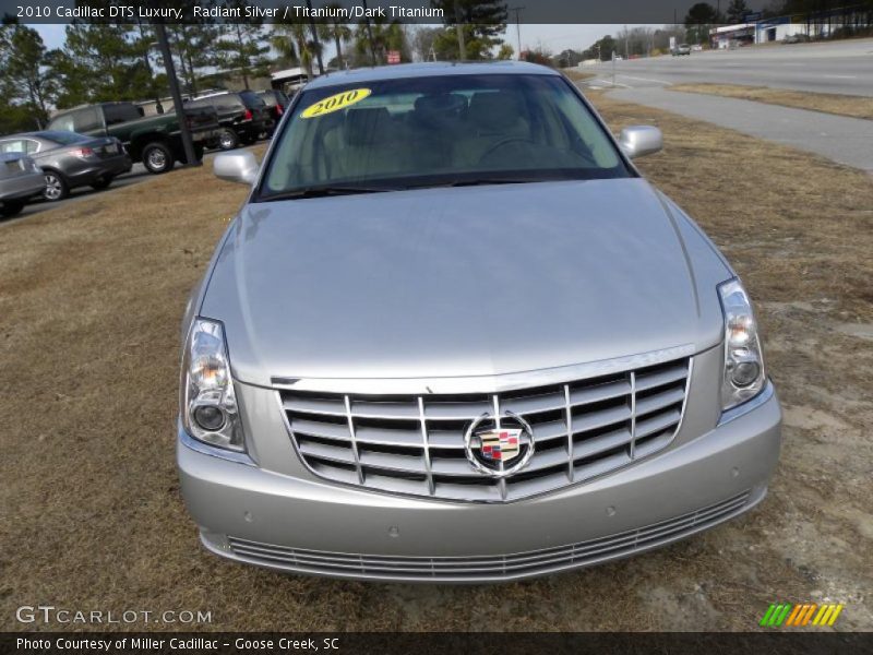 Radiant Silver / Titanium/Dark Titanium 2010 Cadillac DTS Luxury