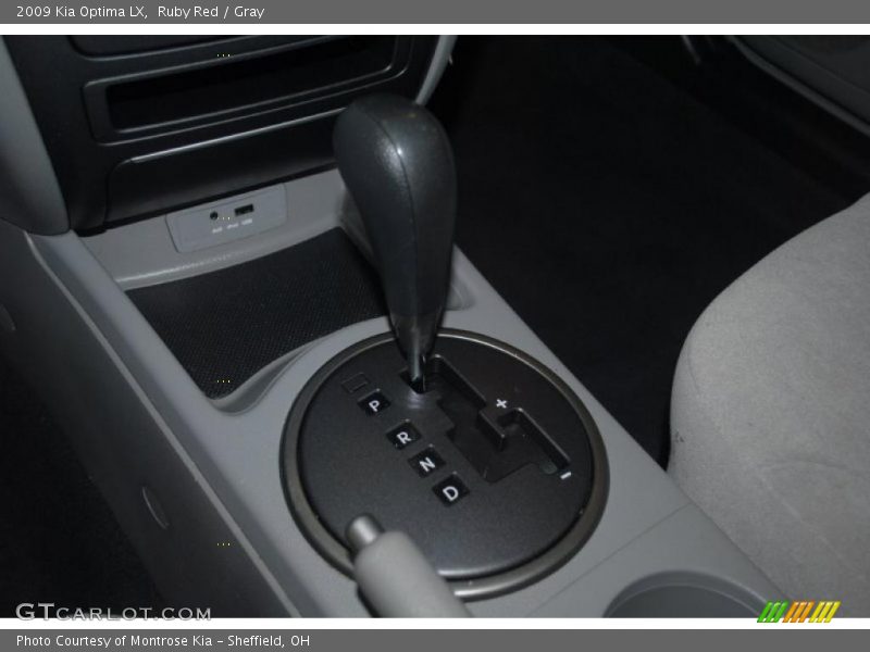 Ruby Red / Gray 2009 Kia Optima LX