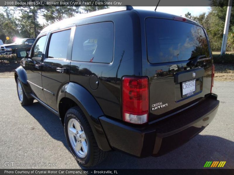 Brilliant Black Crystal Pearl / Dark Slate Gray 2008 Dodge Nitro SXT