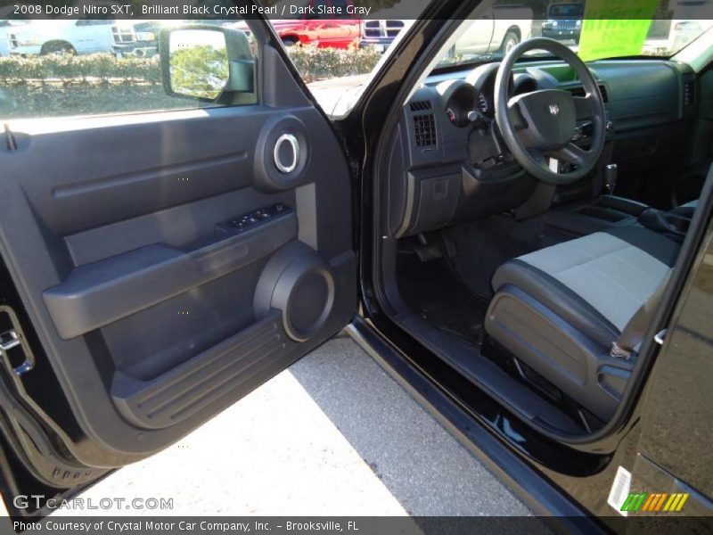Brilliant Black Crystal Pearl / Dark Slate Gray 2008 Dodge Nitro SXT