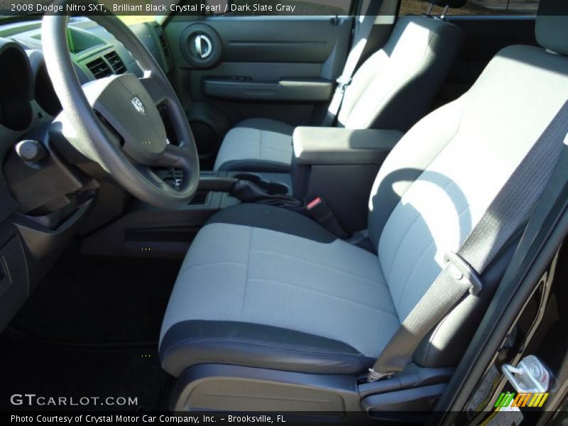 Brilliant Black Crystal Pearl / Dark Slate Gray 2008 Dodge Nitro SXT
