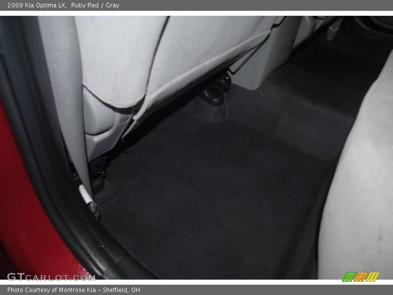 Ruby Red / Gray 2009 Kia Optima LX